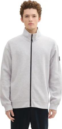 TOM TAILOR Denim Sweatjacke mit Stehkragen
