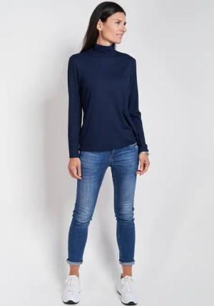 Seidel Moden Rollkragenshirt im Basic-Style, MADE