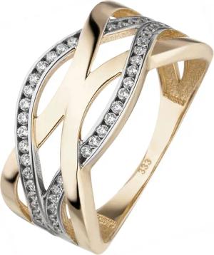 JOBO Fingerring, 333 Gold bicolor mit