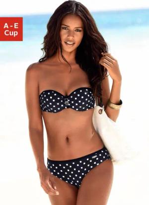 LASCANA Bügel-Bandeau-Bikini mit Zier-Accessoires