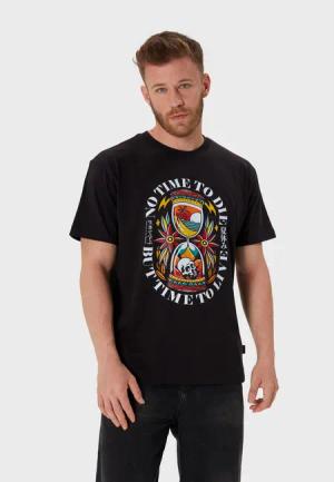 Oldskull T-Shirt Wrldvibe Time To Live