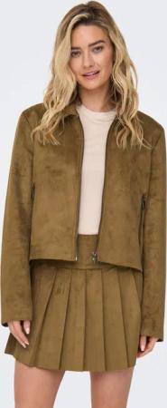 ONLY Kurzjacke ONLTULIP FAUX SUEDE ZIP
