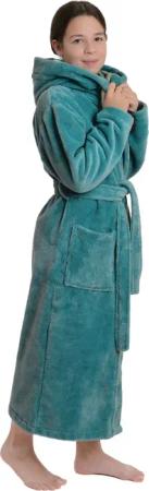 Wewo fashion Kinderbademantel 8514, Midilänge, Baumwoll-Mix,