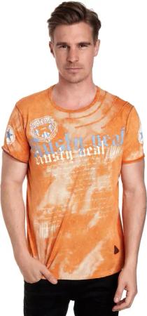 Rusty Neal T-Shirt mit toller Batik-Optik