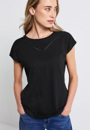 STREET ONE Shirttop mit Deko-Tape