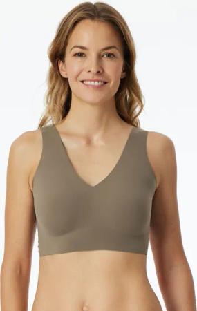 Schiesser Bustier Invisible Soft Microfaser, Lasercut-Abschlüsse,