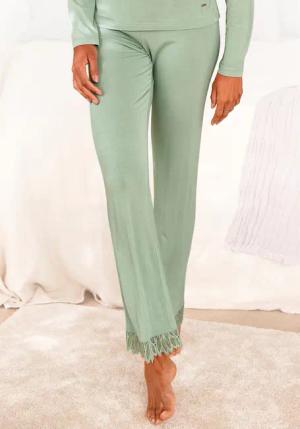 LASCANA Schlafhose mit Spitzendetails