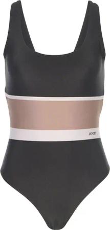 JOOP! Badeanzug Colourblock Colourblocking-Design, tiefer Rückenausschnitt