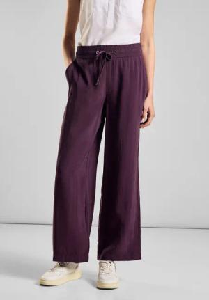 STREET ONE Stoffhose Sommerhose mit Kordelzug