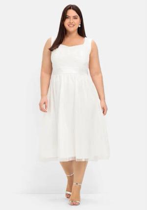 Sheego Abendkleid Große Größen mit Stickerei