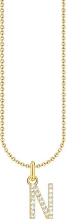 THOMAS SABO Kette mit Anhänger Buchstabe,