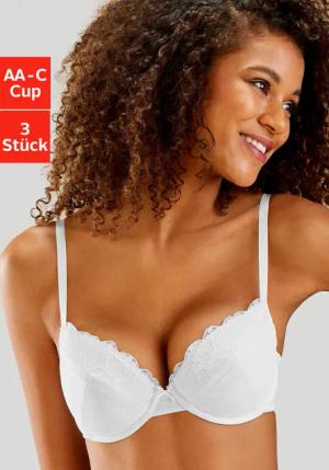 petite fleur Push-up-BH (Packung, 3 Stück)