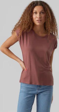 Vero Moda Rundhalsshirt VMAVA PLAIN SS