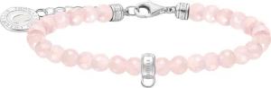 THOMAS SABO Charm-Armband mit rosa oder