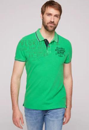 CAMP DAVID Poloshirt mit stylischem Seitenschlitz
