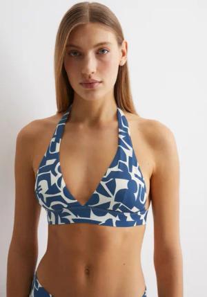 Marc O'Polo Triangel-Bikini-Top Summer Blacks, Grafik-Design,