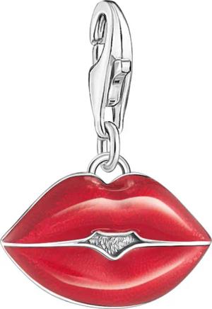 THOMAS SABO Charm-Einhänger roter Kussmund, 2068-664-10