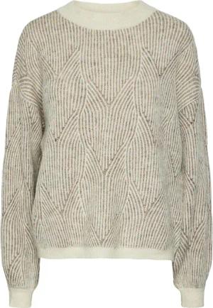pieces Rundhalspullover PCJENNA LS O-NECK KNIT