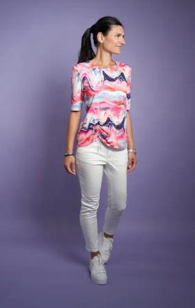 Seidel Moden Kurzarmshirt mit All-Over Print,