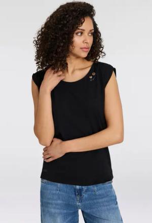 Ragwear Kurzarmshirt GREETA großer Rückenausschnitt mit