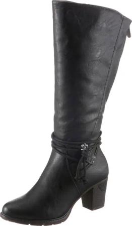 Rieker Stiefel, Langschaftstiefel, mit Zierbänder, XL-Schaft