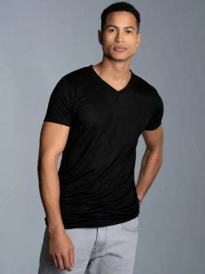 Trigema T-Shirt TRIGEMA V-Shirt aus 100%