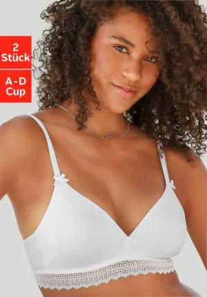 petite fleur Bralette-BH (Packung, 2 Stück)