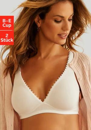 petite fleur Bralette-BH (Packung, 2 Stück)