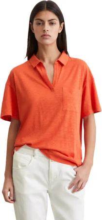Marc O'Polo Poloshirt aus Organic Cotton-Viskose-Mix