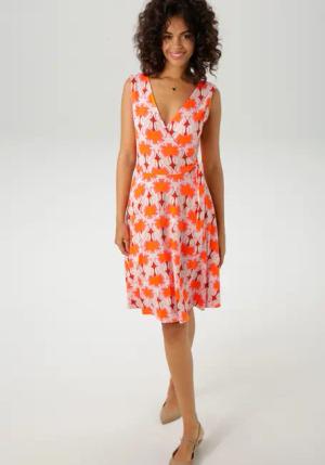 Aniston CASUAL Sommerkleid mit extravagantem Retro-Muster