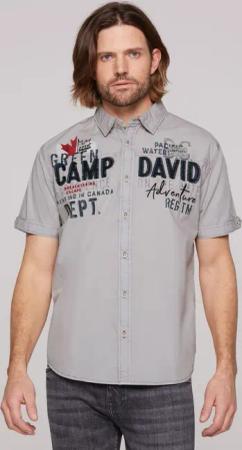 CAMP DAVID Kurzarmhemd aus Baumwolle