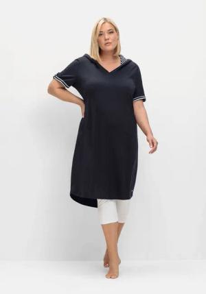 Sheego Shirtkleid Große Größen mit Kontrastdetails