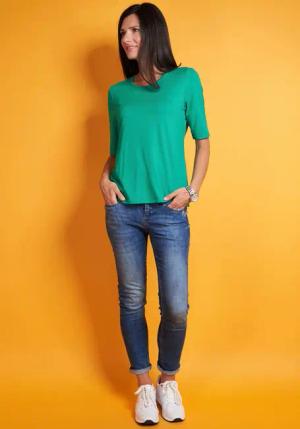 Seidel Moden T-Shirt mit Rundhalsausschnitt, MADE