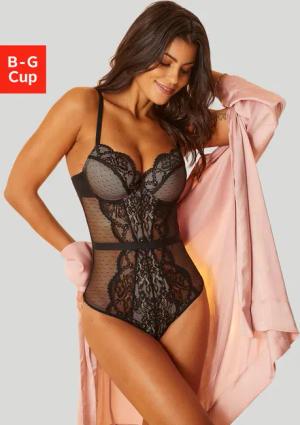 LASCANA Body aus floraler Spitze und