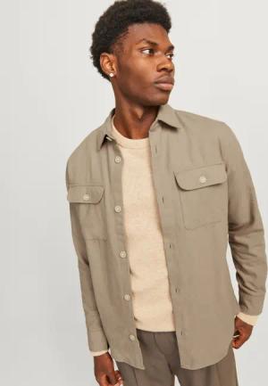 Jack & Jones Langarmhemd JJEDARREN OVERSHIRT