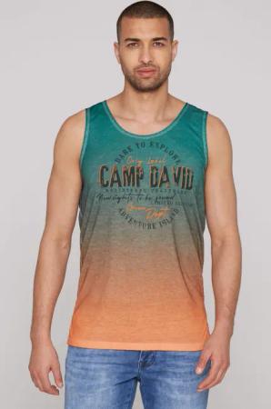 CAMP DAVID Tanktop mit Logo Print