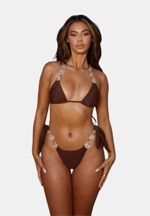 Moda Minx Bikini-Hose Triple Charm Tie