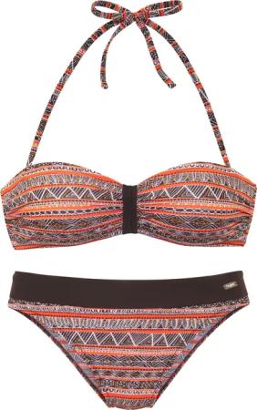 Buffalo Bandeau-Bikini Mit trendigem Streifendruck