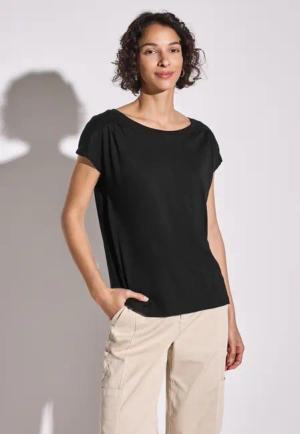STREET ONE T-Shirt mit Seitlichen Einschlitzen