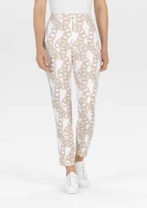 Stehmann Stoffhose Sommerhose mit grafischem Muster