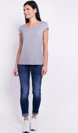Seidel Moden T-Shirt mit Kappenärmel, MADE