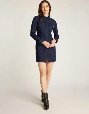 Calvin Klein Jeans Jeanskleid DARTED LEAN