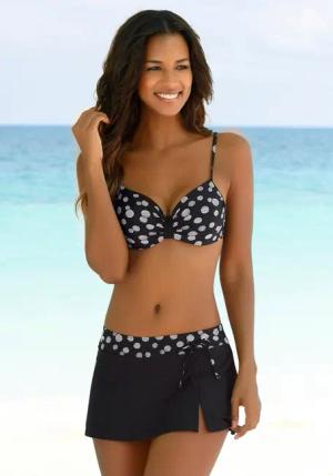 LASCANA Bade-Rock mit integrierter Bikinihose und