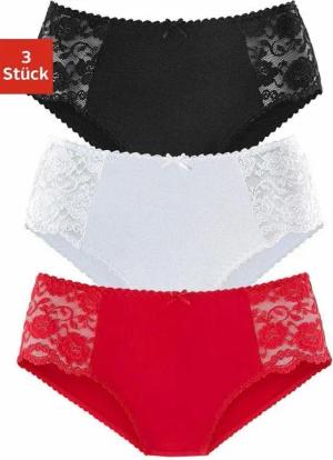 petite fleur Hüftslip (3er-Pack) aus elastischer