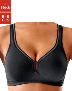 petite fleur T-Shirt-BH (Packung, 2 Stück)