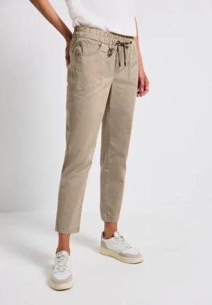 STREET ONE Röhrenhose mit Elastikbund