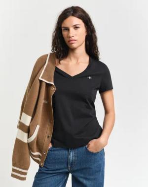 Gant T-Shirt REG SHIELD KA V-NECK
