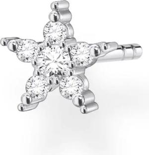 THOMAS SABO Single-Ohrstecker Stern silber, H2134-051-14,