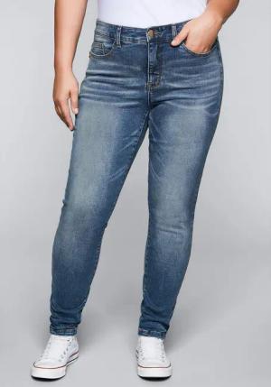 Sheego Stretch-Jeans Große Größen Skinny mit