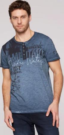 CAMP DAVID Rundhalsshirt aus Baumwolle